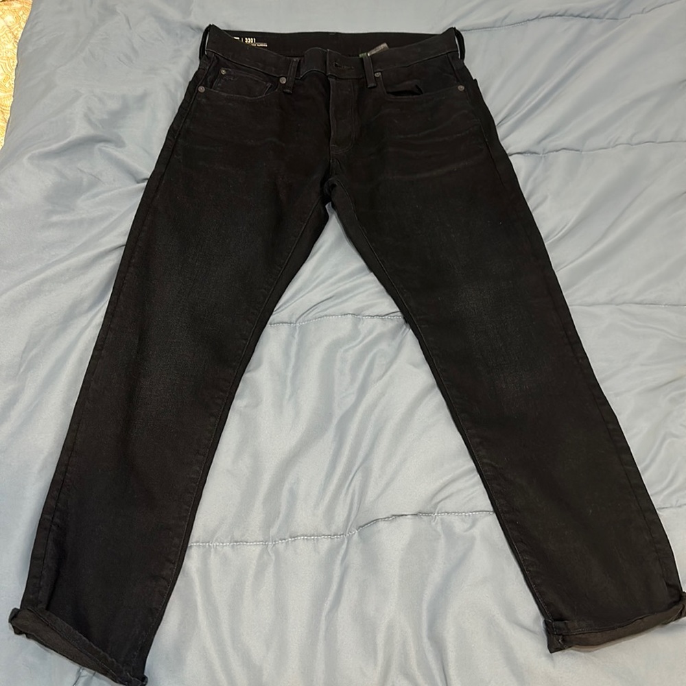 G star straight tapered jeans